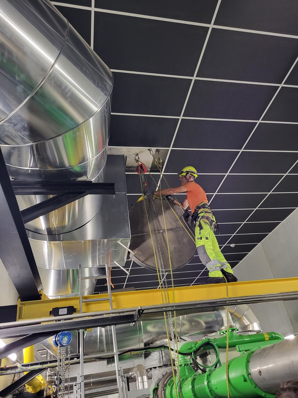 Travaux techniques en hauteur